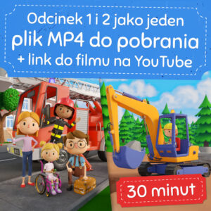 Milo Mechanik Odcinek 1 i 2 - Zepsuta koparka i Wóz strażacki w tarapatach jako jeden plik filmowy 30 minut